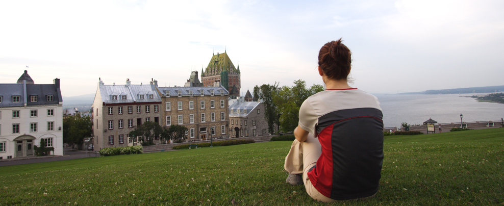 En route pour découvrir la belle ville de Québec!