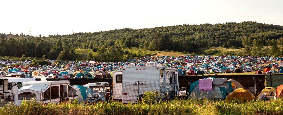 Des festivals où camper au Québec