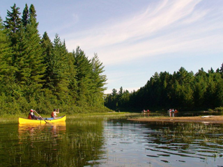 Aventure vent et rivière