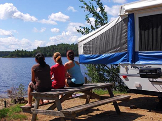 Camping de la réserve faunique La Vérendrye