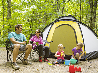 Camping du Parc national de la Jacques-Cartier