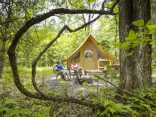 Camping du parc national des Îles-de-Boucherville