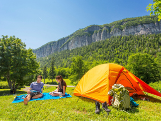 Camping parc national du Canada Forillon Cap-Bon-Ami