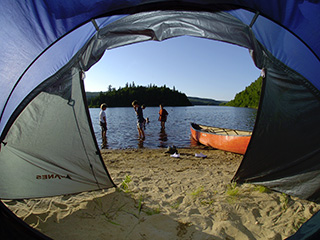 Camping de la réserve faunique du Saint-Maurice