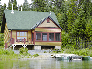 Chalets de la réserve faunique de Matane