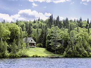 Chalets de la réserve faunique de Portneuf