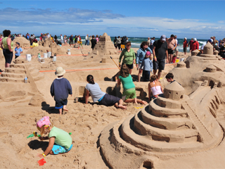 Châteaux de sable des Îles