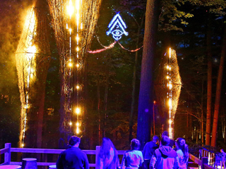 Foresta Lumina au Parc de la Gorge de Coaticook