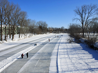 Patinoire de la rivière L'Assomption - Lanaudière