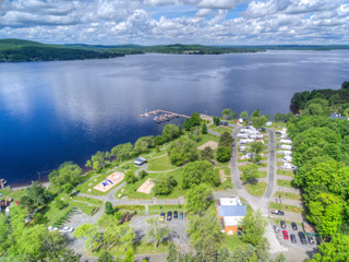 Plage du parc du Grand lac Saint-François