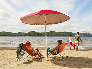 Plage du Centre touristique du Lac-Kénogami