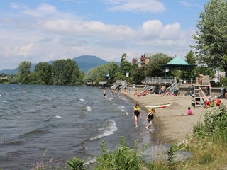 Plage du Parc de la Baie-de-Magog