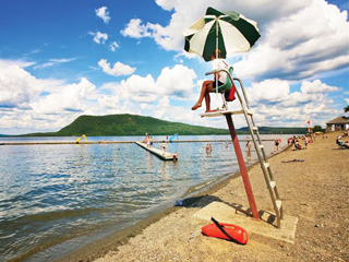 Plage municipale de Témiscouata-sur-le-Lac (Cabano)