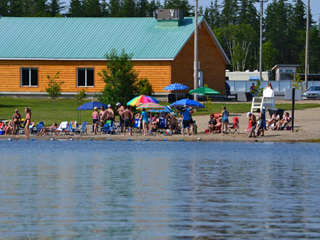 Plage publique du lac Serein (Saint-Ludger-de-Milot)