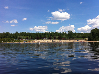 Plage municipale Rotary du lac Blouin