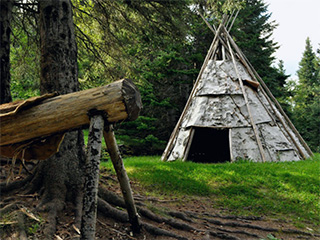 Site d'interprétation Micmac de Gespeg - Gaspésie