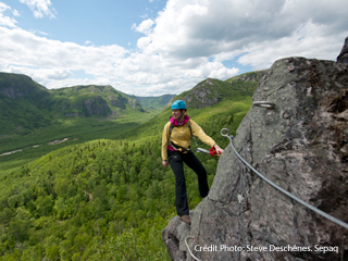 Via Ferrata - Parc national des Grands-Jardins