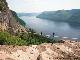 Via Ferrata - Parc national du Fjord-du-Saguenay