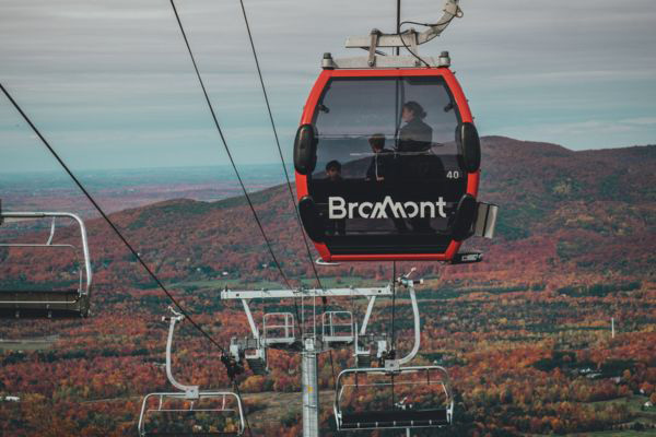 Balade en télécabine à Bromont, montagne d'expériences