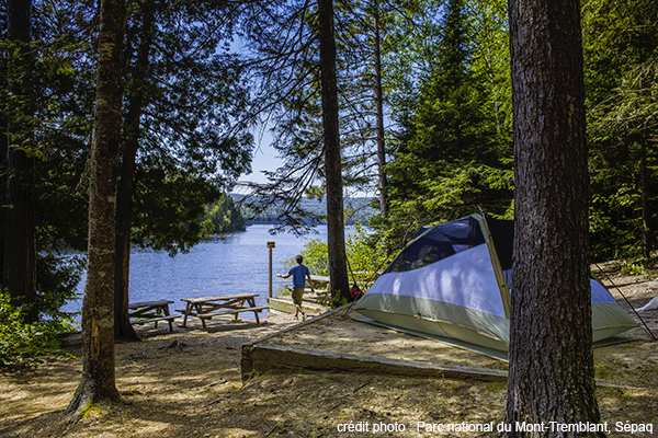 Camping du parc national du Mont-Tremblant