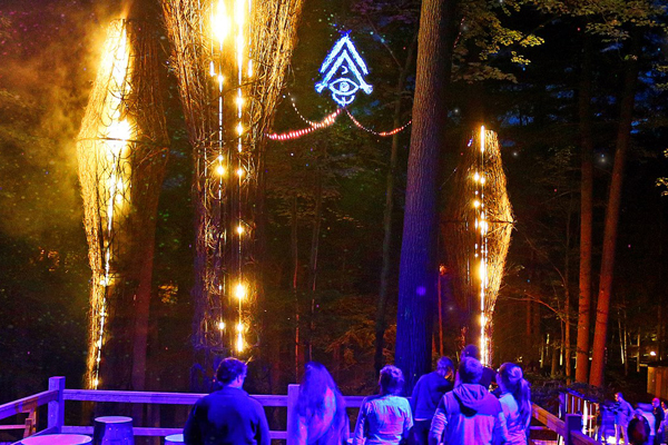 Foresta Lumina au Parc de la Gorge de Coaticook