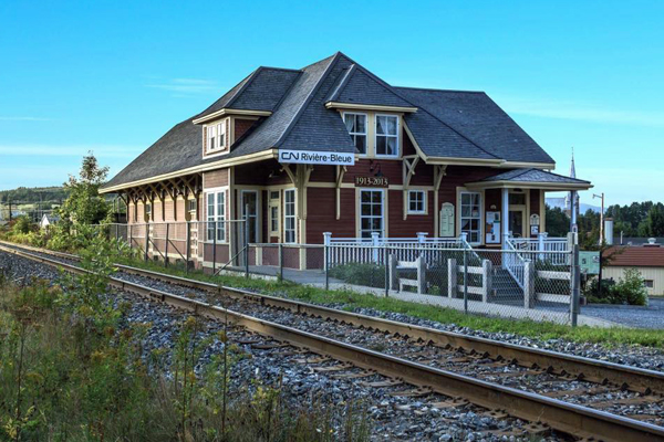 Vieille gare de Rivière-Bleue