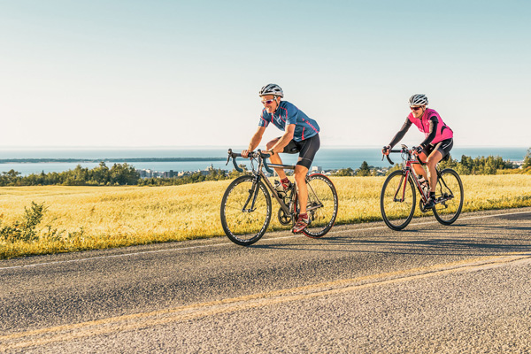 Voyager à vélo au Bas-Saint-Laurent