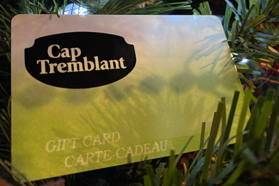 Offrez une carte-cadeau à l'hôtel de Montagne Cap Tremblant