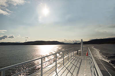 Croisière aux baleines et accès exclusif au pont supérieur dans Charlevoix