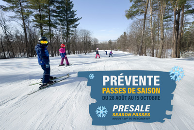 Prévente : Passes de saison Hiver