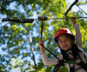 Des sensations fortes en famille chez Arbraska