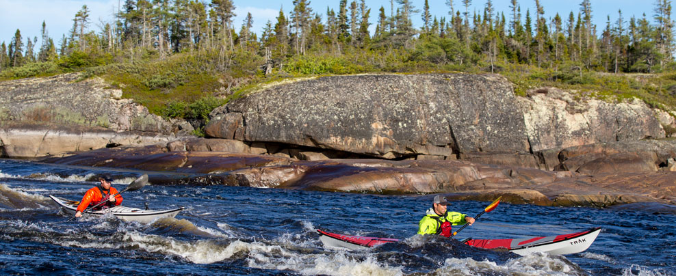 Kayak, Côte-Nord