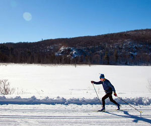 Piste de ski de fond au parc de la Gatineau