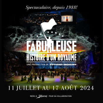 Affiche du spectacle La Fabuleuse.