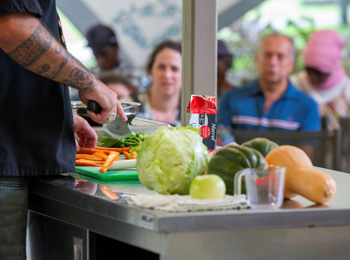 Atelier Saveurs botaniques au Jardin botanique.