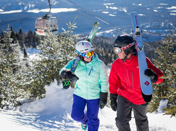 Skieurs au Mont-Tremblant