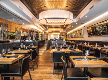 Intérieur du restaurant Chez Boulay.