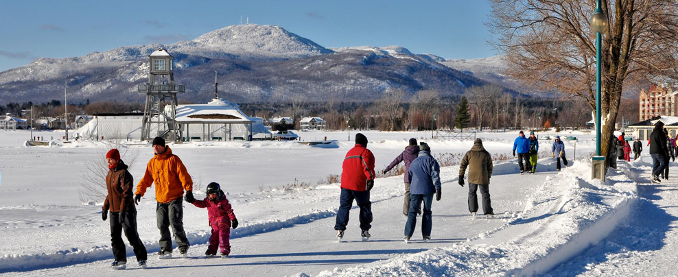 Sentier glacé Ville de Magog