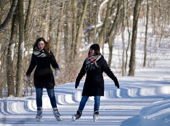 Patin au Parc régional du Bois de Belle-Rivière