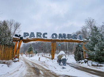 Entrée du Parc Omega