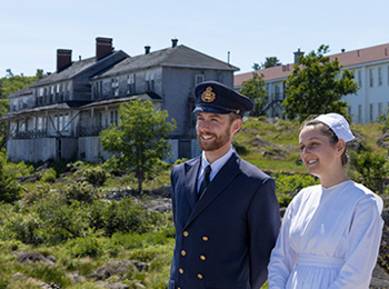 Accueil au lieu historique national de la Grosse-Île-et-le-Mémorial-des-Irlandais