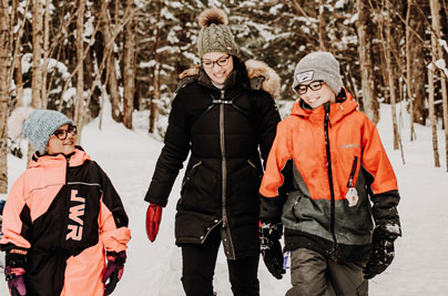 Vivez un hiver mémorable en famille dans le Centre-du-Québec