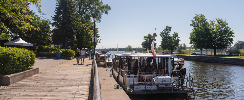 La navette fluviale de Sainte-Anne-de-Bellevue