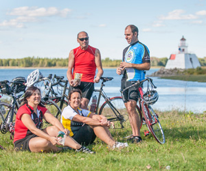 Cyclistes à la découverte de Sorel-Tracy