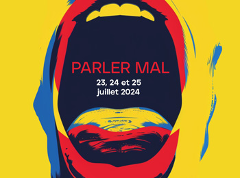 Affiche de la pièce Parler mal