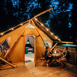 Ressourcez-vous en forêt en camping avec Huttopia Sutton!